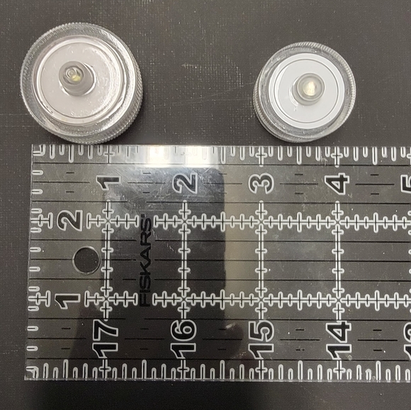 75 Submersible LED Lights, Waterproof Tea Lights, White Submersible Pool Lights - Picture 4 of 5